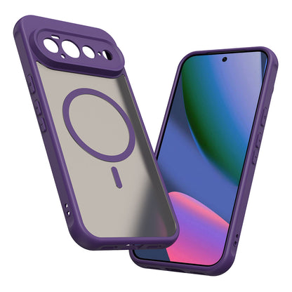 Capa MagSafe para Google Pixel 11 Pro XL, Techsuit, HaloFrost II, Roxo