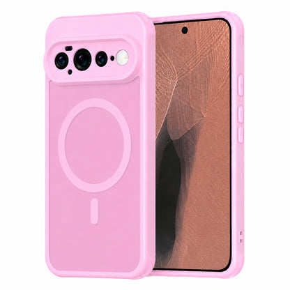 Capa MagSafe para Google Pixel 11 Pro XL, Techsuit, HaloFrost II, Rosa