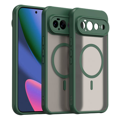 Capa MagSafe para Google Pixel 11 Pro XL, Techsuit, HaloFrost II, Verde
