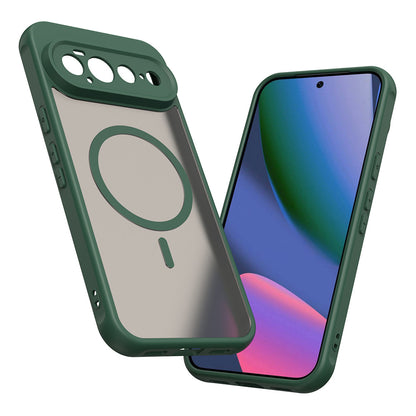 Capa MagSafe para Google Pixel 11 Pro XL, Techsuit, HaloFrost II, Verde