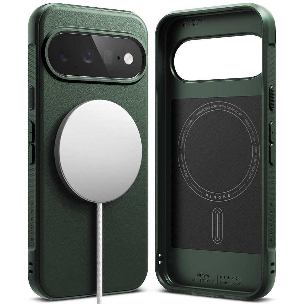Capa MagSafe para Google Pixel 11, Ringke, Onyx, Verde Escuro
