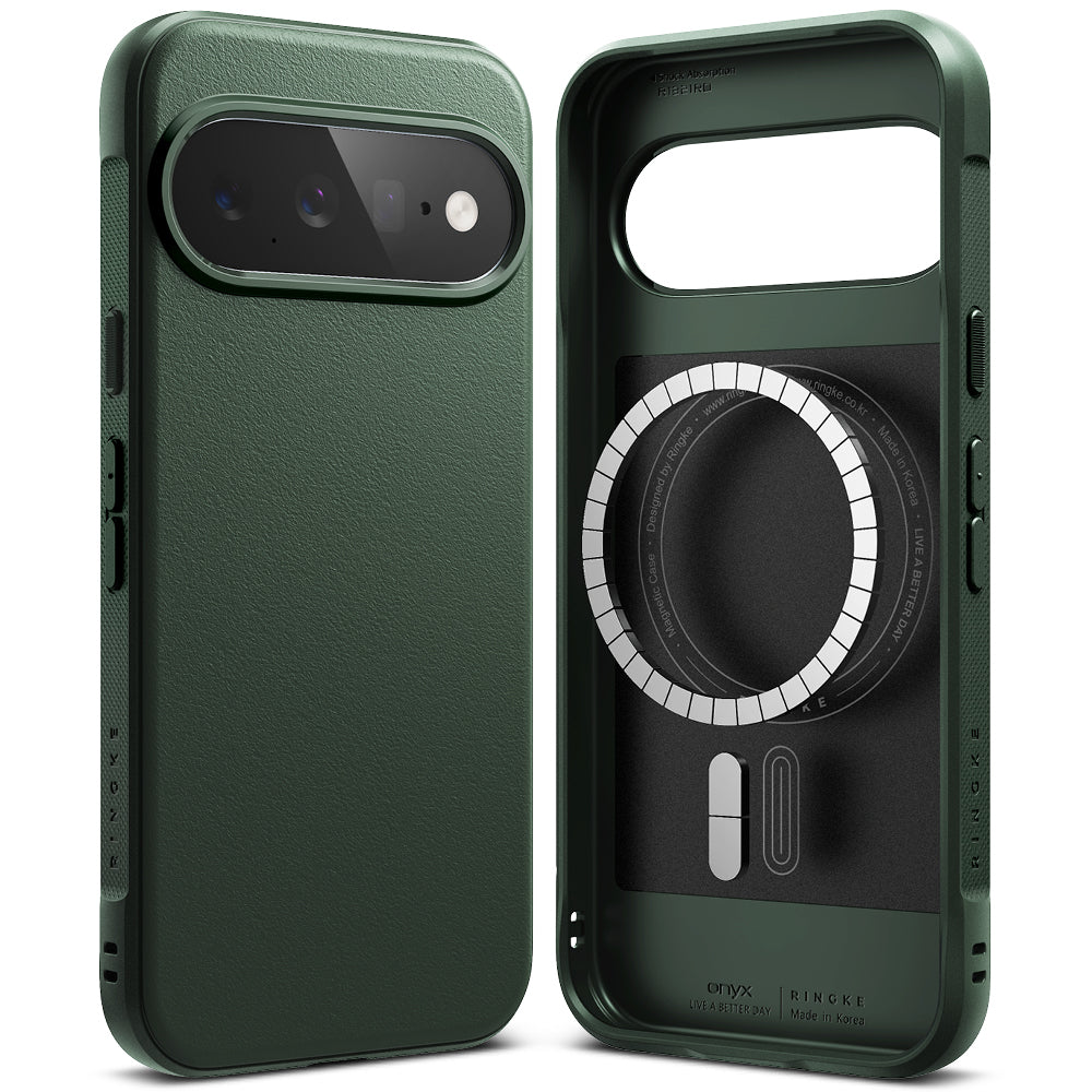 Capa MagSafe para Google Pixel 11, Ringke, Onyx, Verde Escuro