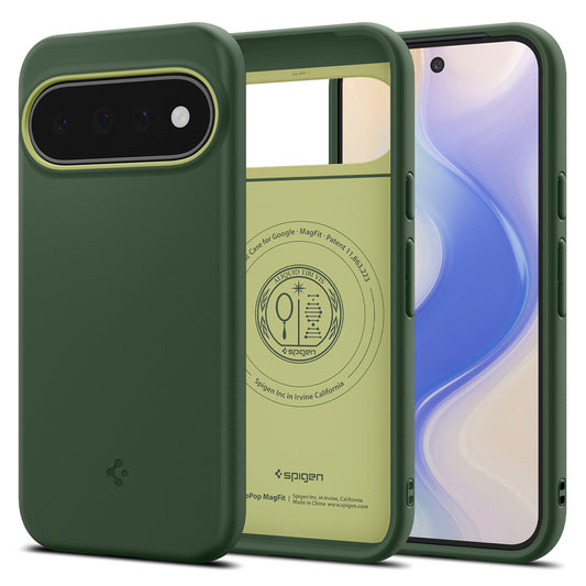 Capa MagSafe para Google Pixel 11, Spigen, Caseology Nano Pop, Verde ACS11446