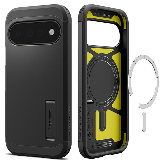 Capa MagSafe para Google Pixel 11, Spigen, Tough Armor, Preta ACS11443