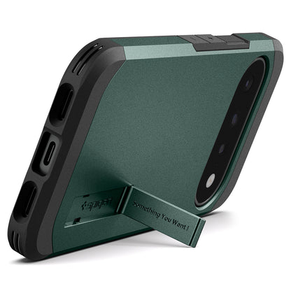 Capa MagSafe para Google Pixel 11, Spigen, Tough Armor, Verde ACS11854