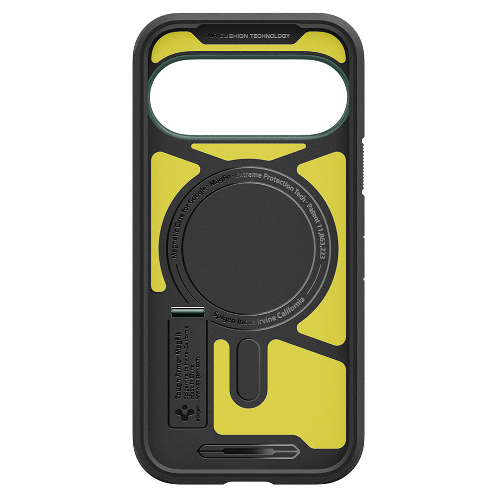 Capa MagSafe para Google Pixel 11, Spigen, Tough Armor, Verde ACS11854