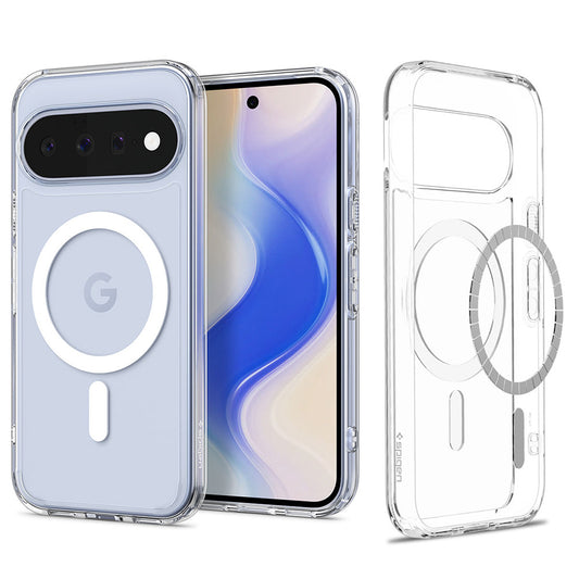 Capa MagSafe para Google Pixel 11, Spigen, Ultra Hybrid, Transparente Branca ACS11441