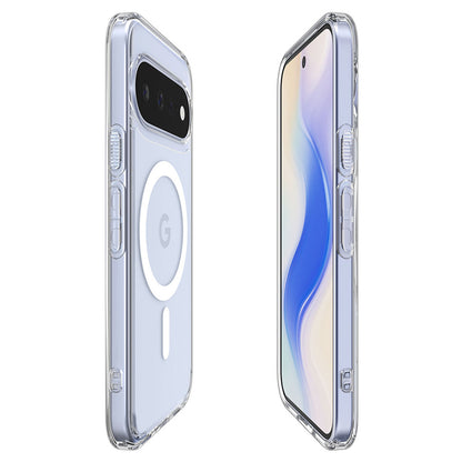 Capa MagSafe para Google Pixel 11, Spigen, Ultra Hybrid, Transparente Branca ACS11441