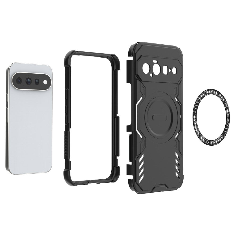 Capa MagSafe para Google Pixel 11, Techsuit, ArmorMag, Azul