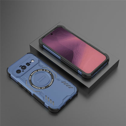 Capa MagSafe para Google Pixel 11, Techsuit, ArmorMag, Azul