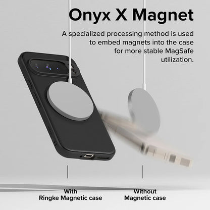 Capa MagSafe para Google Pixel 9 Pro, Ringke, Onyx, Preta