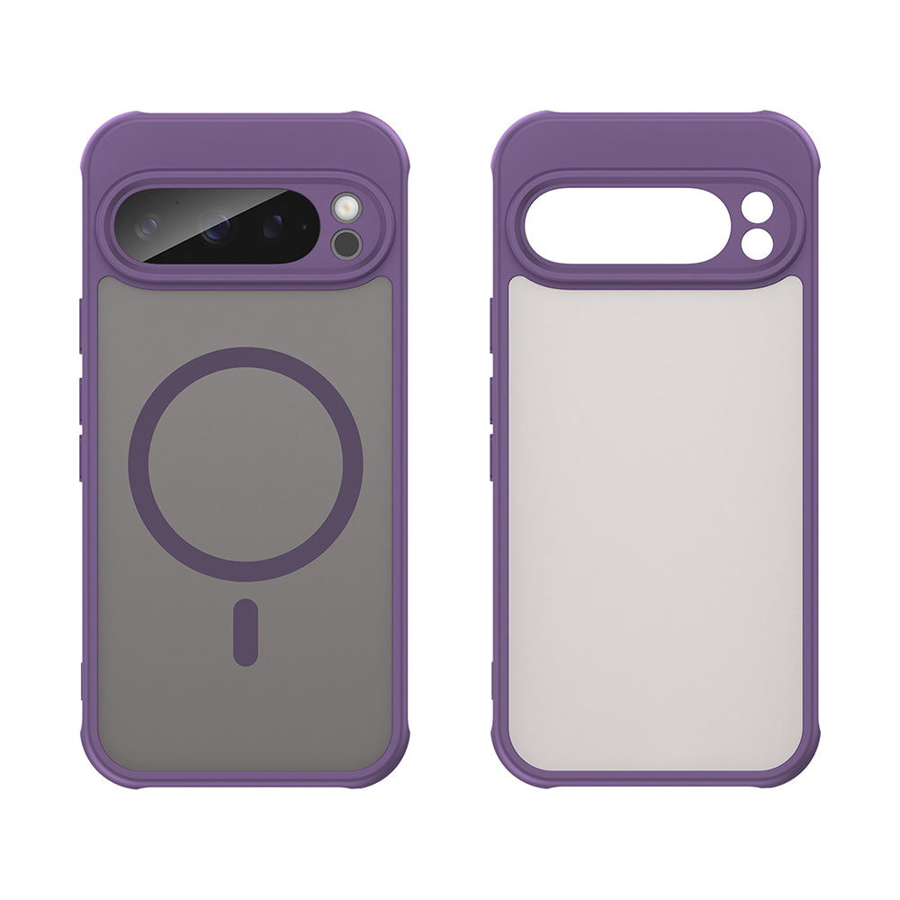 Capa MagSafe para Google Pixel 9 Pro, Techsuit, HaloFrost II, Roxo