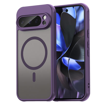 Capa MagSafe para Google Pixel 9 Pro, Techsuit, HaloFrost II, Roxo