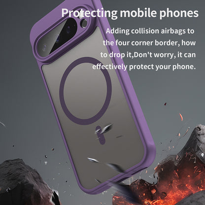 Capa MagSafe para Google Pixel 9 Pro, Techsuit, HaloFrost II, Roxo