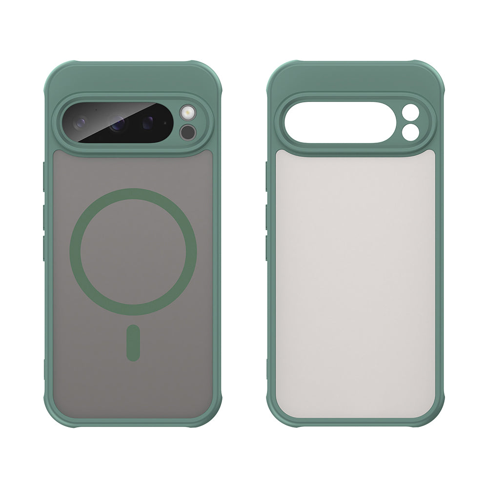 Capa MagSafe para Google Pixel 9 Pro, Techsuit, HaloFrost II, Verde