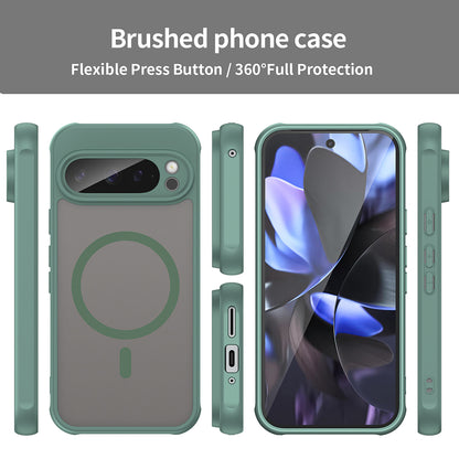 Capa MagSafe para Google Pixel 9 Pro, Techsuit, HaloFrost II, Verde