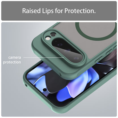Capa MagSafe para Google Pixel 9 Pro, Techsuit, HaloFrost II, Verde