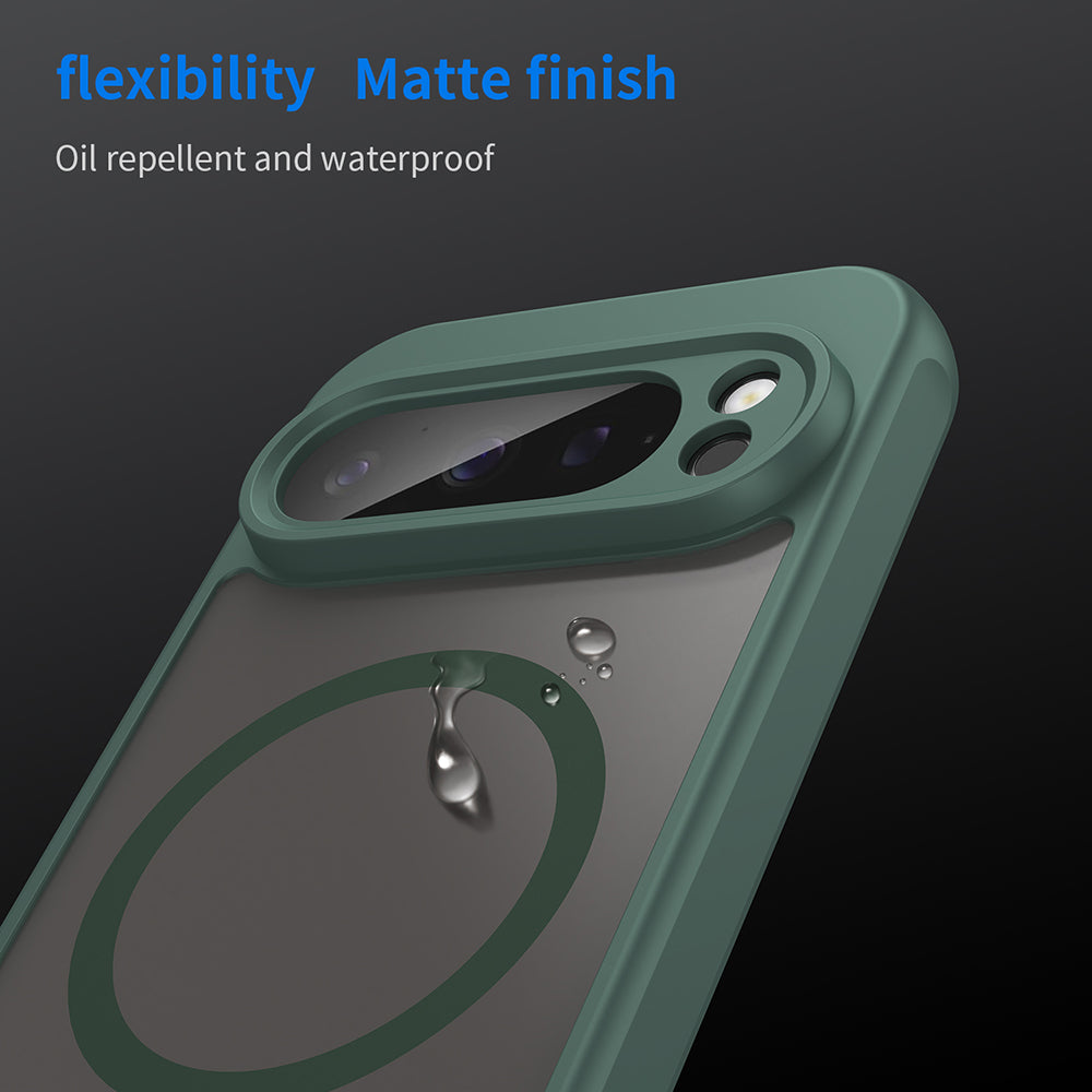 Capa MagSafe para Google Pixel 9 Pro, Techsuit, HaloFrost II, Verde