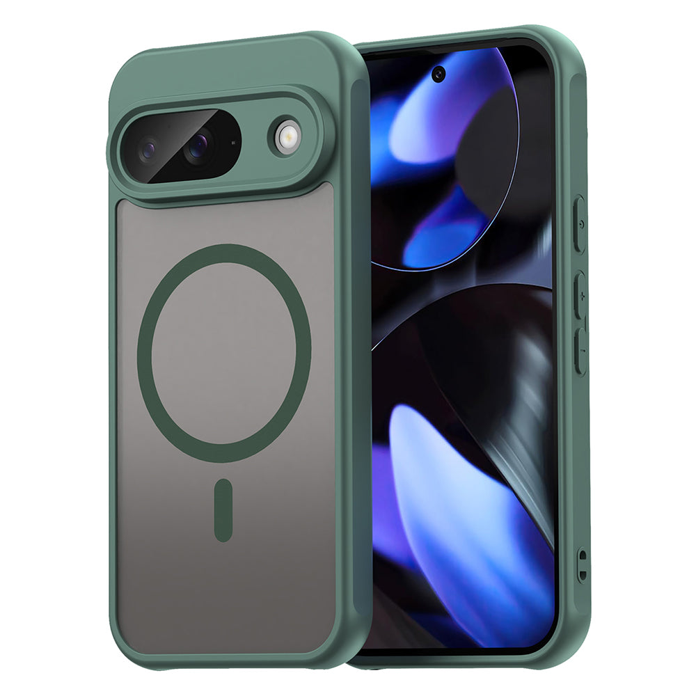 Capa MagSafe para Google Pixel 9, Techsuit, HaloFrost II, Verde