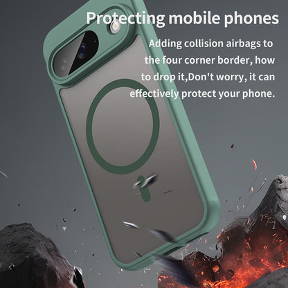 Capa MagSafe para Google Pixel 9, Techsuit, HaloFrost II, Verde