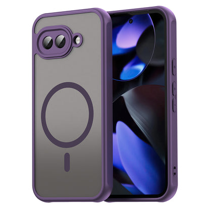 Capa MagSafe para Google Pixel 9a, Techsuit, HaloFrost II, Roxo