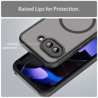 Capa MagSafe para Google Pixel 9a, Techsuit, HaloFrost II, Preta