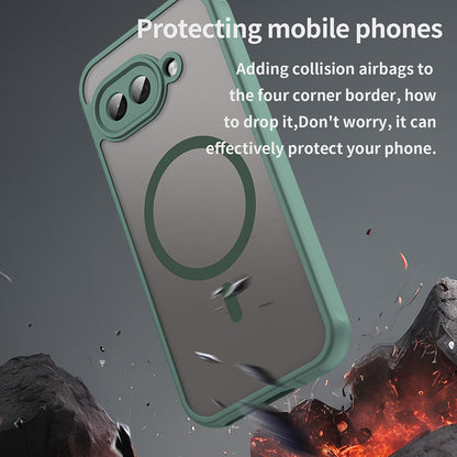 Capa MagSafe para Google Pixel 9a, Techsuit, HaloFrost II, Verde