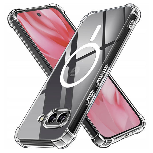 Capa MagSafe para Google Pixel 9a, Techsuit, à prova de choques, Transparente