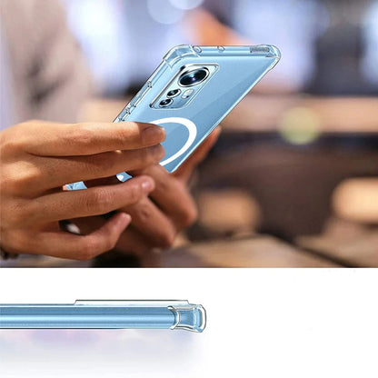 Capa MagSafe para Google Pixel 9a, Techsuit, à prova de choques, Transparente