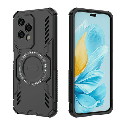 Capa MagSafe para Honor 200 Lite, Techsuit, ArmorMag, Preta