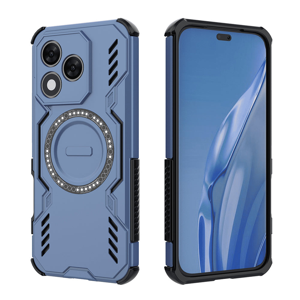 Capa MagSafe para Honor 400 Lite, Techsuit, ArmorMag, Azul