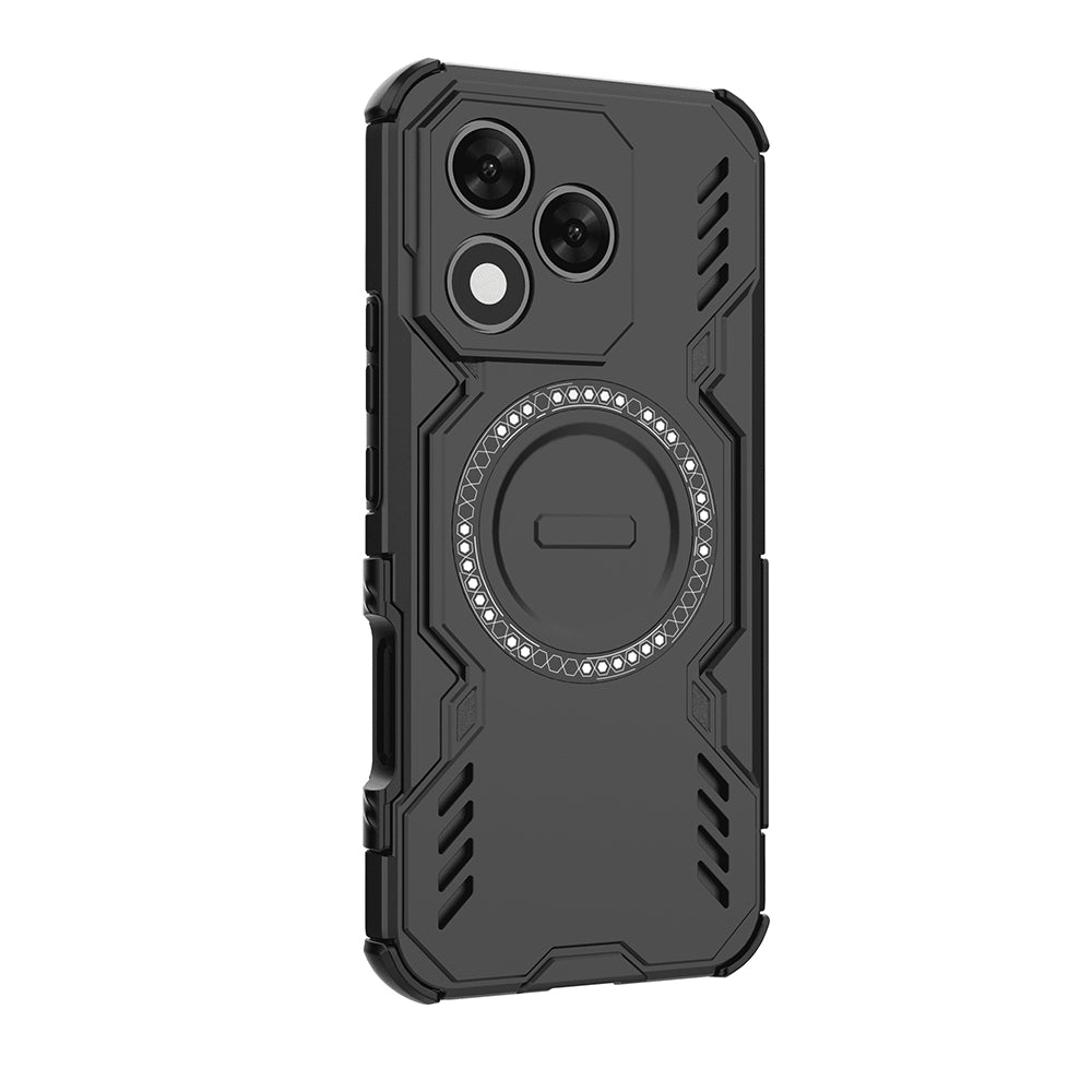 Capa MagSafe para Honor 400 Lite, Techsuit, ArmorMag, Preta