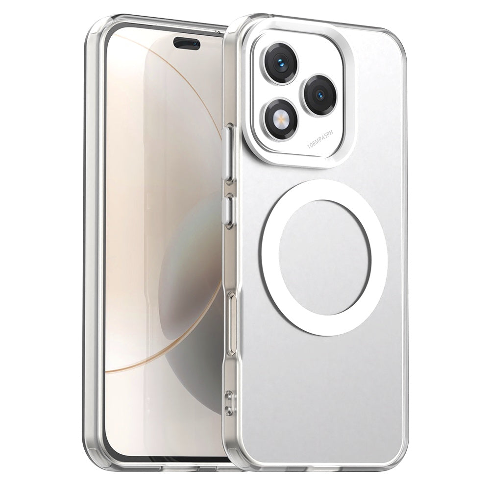 Capa MagSafe para Honor 400 Lite, Techsuit, CandyCase, Branca