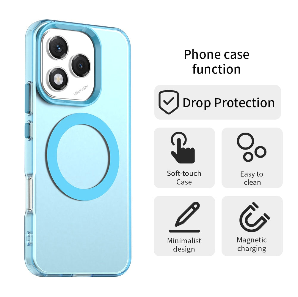 Capa MagSafe para Honor 400 Lite, Techsuit, CandyCase, Azul