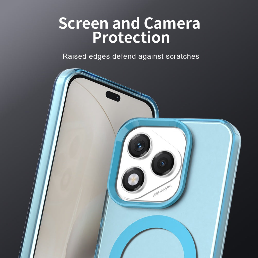 Capa MagSafe para Honor 400 Lite, Techsuit, CandyCase, Azul