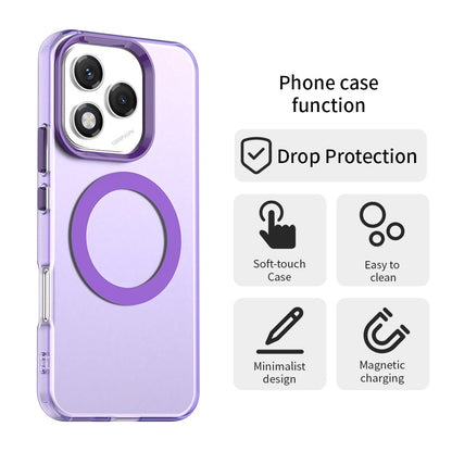 Capa MagSafe para Honor 400 Lite, Techsuit, CandyCase, Roxo