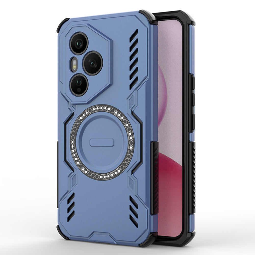 Capa MagSafe para Honor 400 Pro, Techsuit, ArmorMag, Azul