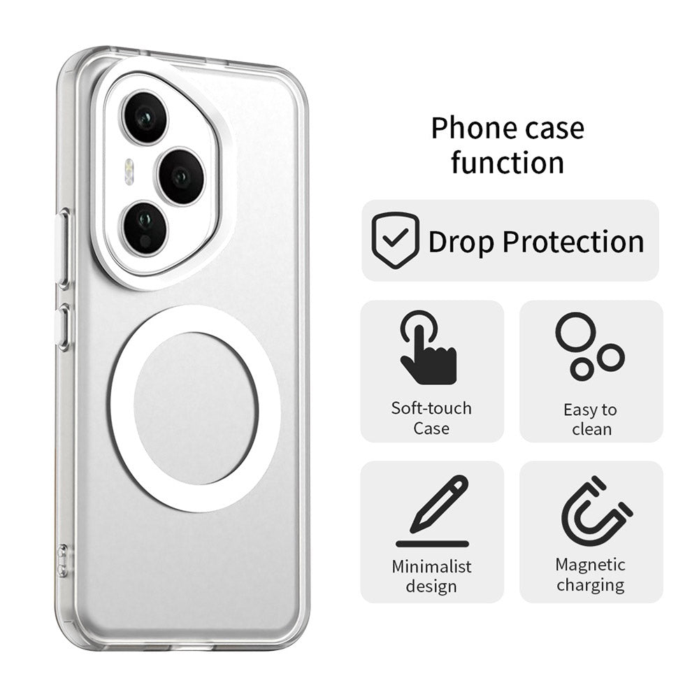 MagSafe Case for Honor 400 Pro, Techsuit, CandyCase, White