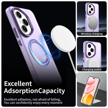 Capa MagSafe para Honor 400 Pro, Techsuit, CandyCase, Roxo