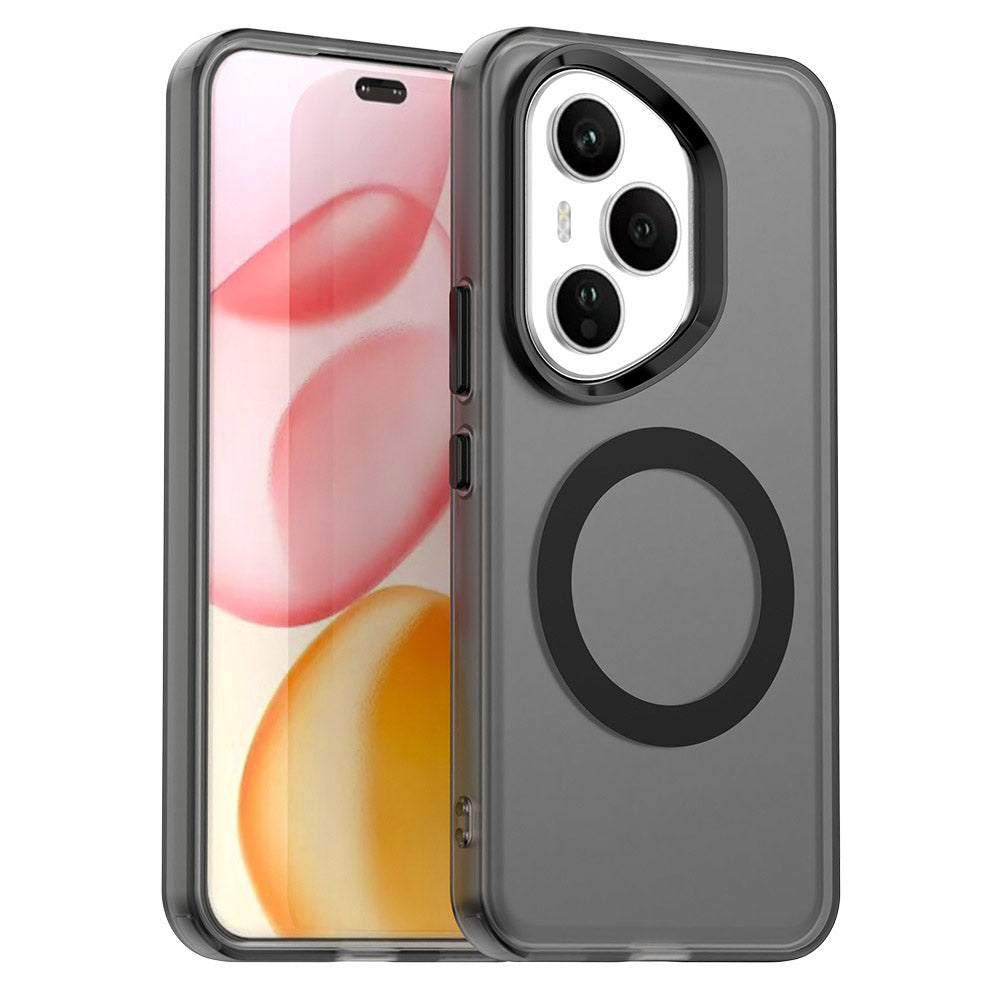 Capa MagSafe para Honor 400 Pro, Techsuit, CandyCase, Preta