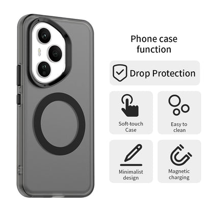 Capa MagSafe para Honor 400 Pro, Techsuit, CandyCase, Preta