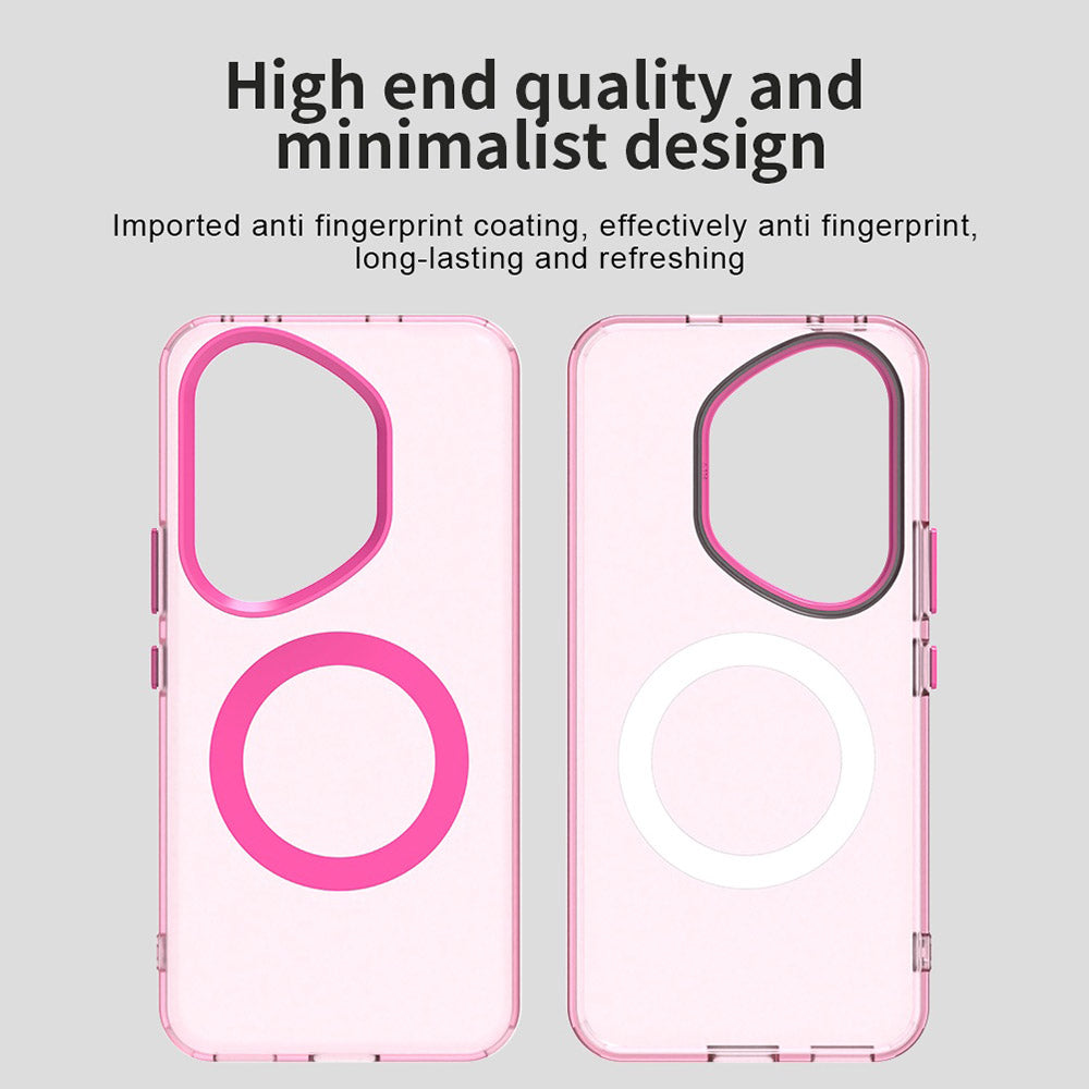 Capa MagSafe para Honor 400 Pro, Techsuit, CandyCase, Rosa