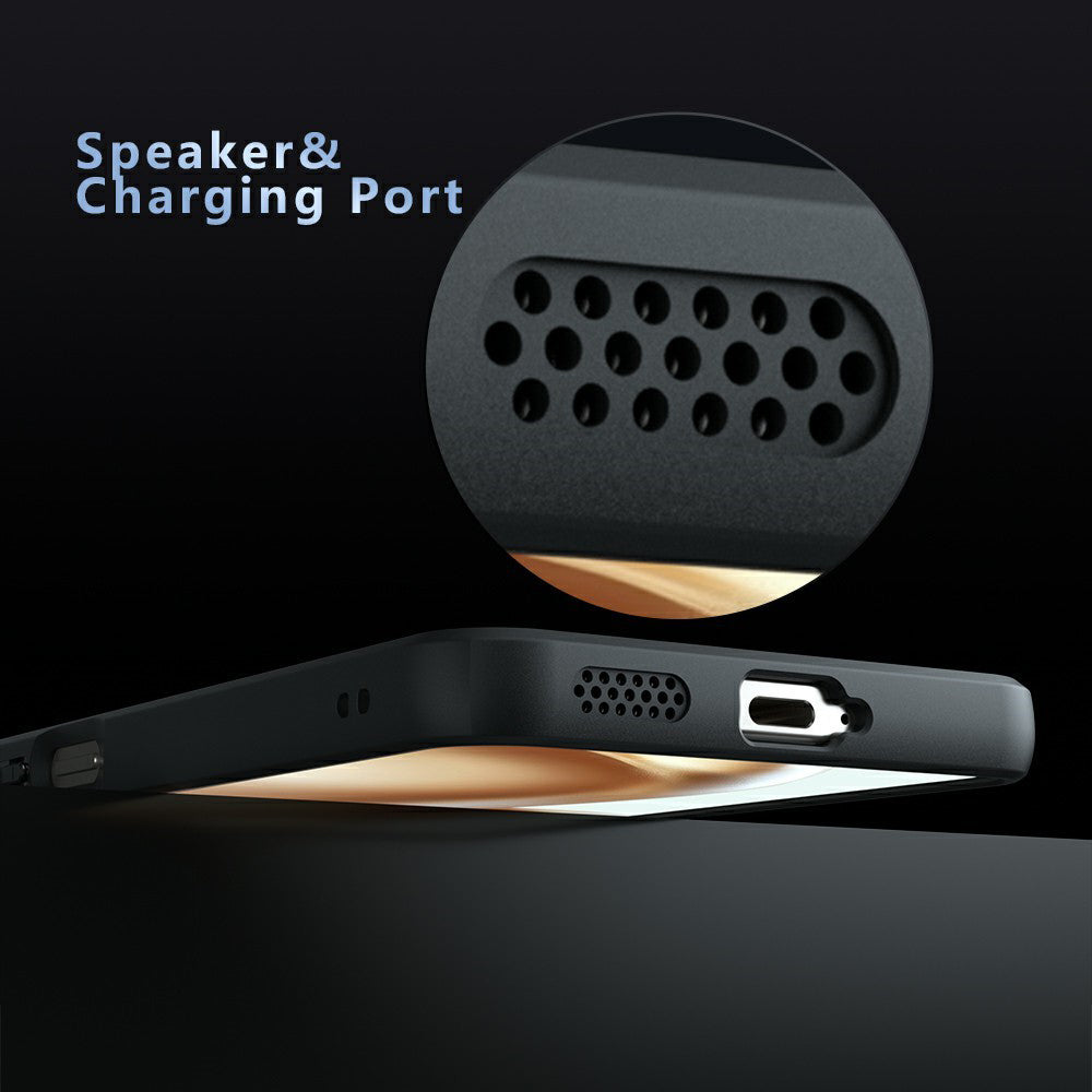 Capa MagSafe para Honor 400 Smart 4G / X7d 4G / 400 Smart 5G, Techsuit, PureFrost, Preta Fosca