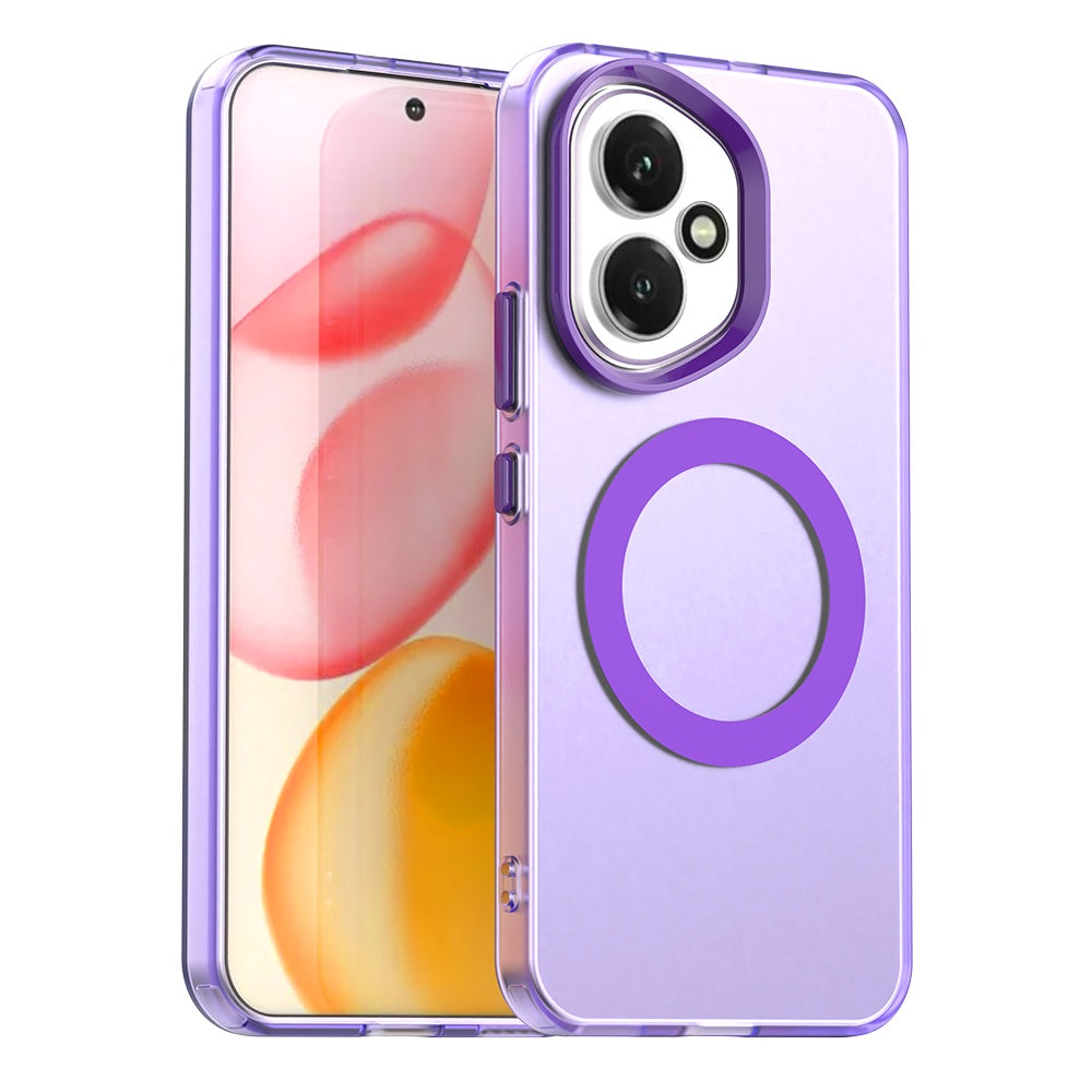 Capa MagSafe para Honor 400, Techsuit, CandyCase, Roxo