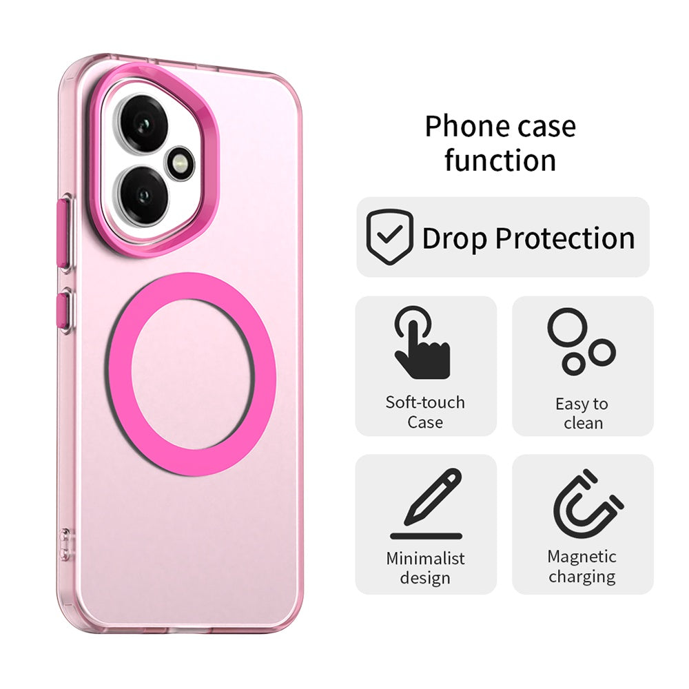 Capa MagSafe para Honor 400, Techsuit, CandyCase, Rosa