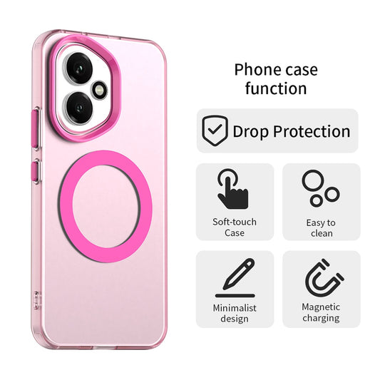 Capa MagSafe para Honor 400, Techsuit, CandyCase, Rosa