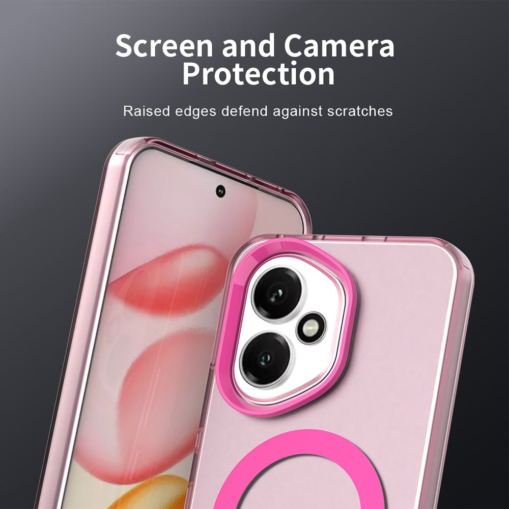Capa MagSafe para Honor 400, Techsuit, CandyCase, Rosa