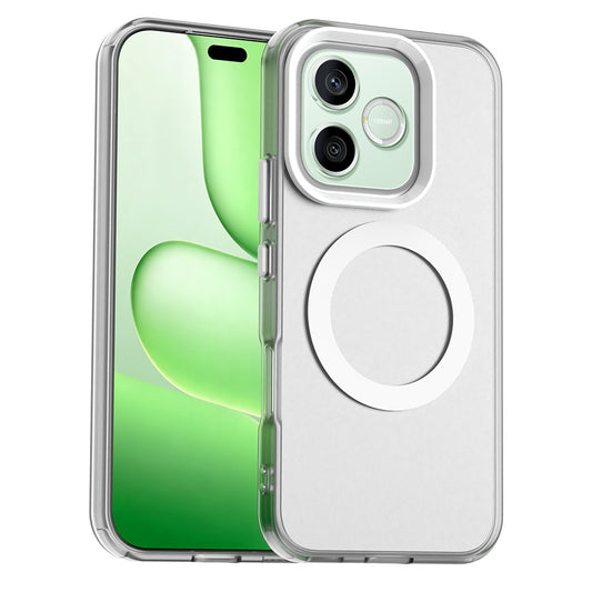 Capa MagSafe para Honor 600 Lite, Techsuit, CandyCase, Branca