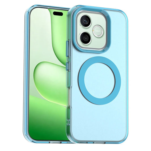 Capa MagSafe para Honor 600 Lite, Techsuit, CandyCase, Azul