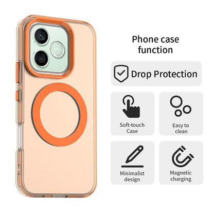 MagSafe Case for Honor 600 Lite, Techsuit, CandyCase, Orange